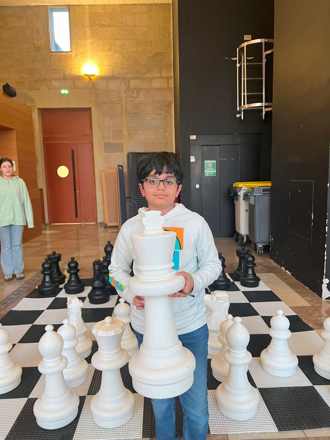 Simultaneous chess exhibition